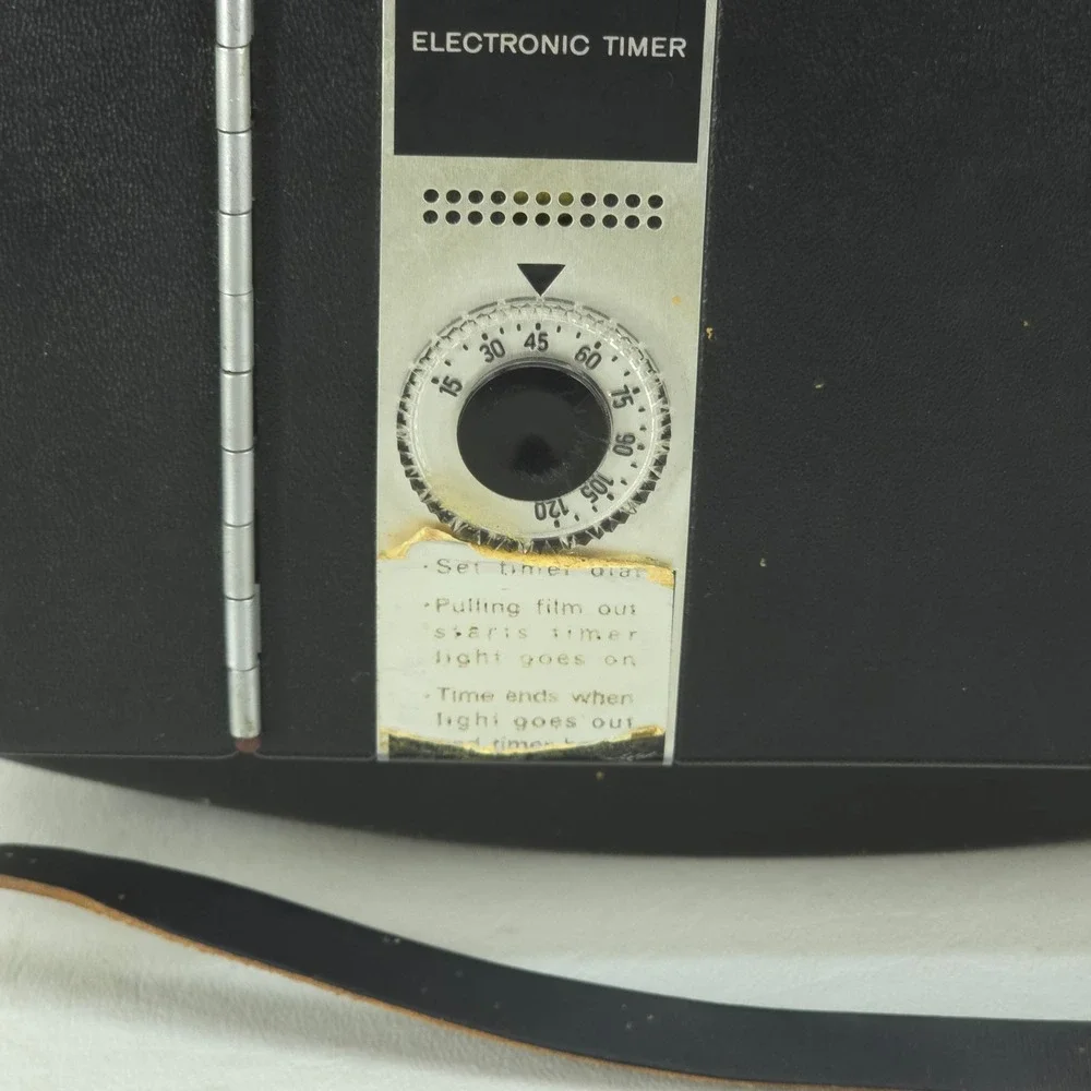 Polaroid Automatic Land Camera 450 Manuals Flash‎ Guide Timer Case VTG Untested